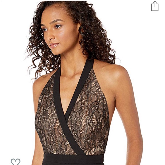 BCBGMAXAZRIA
Women's Faux Wrap Halter Jumpsuit - Picture 3 of 4